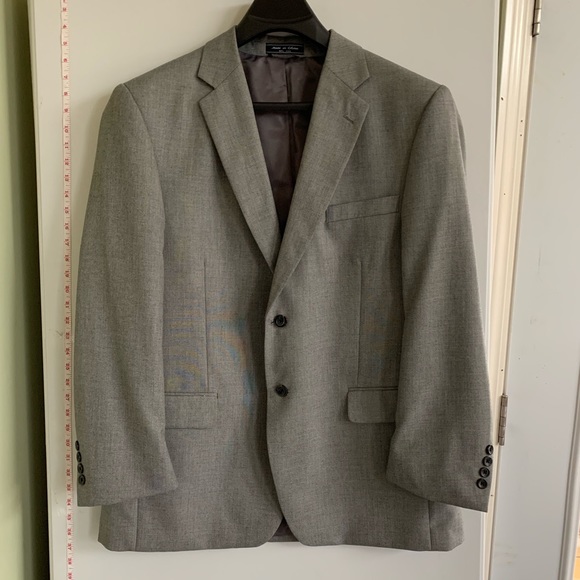 💥 Gray Sports Coat 💥 classic suit coat blazer - Picture 2 of 7